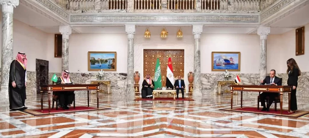 Al-Sissi reçoit le prince héritier saoudien 6 - Le Progrès Egyptien Al-Sissi reçoit le prince héritier saoudien 5 - Le Progrès Egyptien
