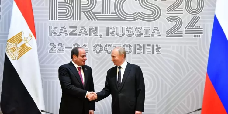 Al-Sissi rencontre son homologue russe 1 - Le Progrès Egyptien