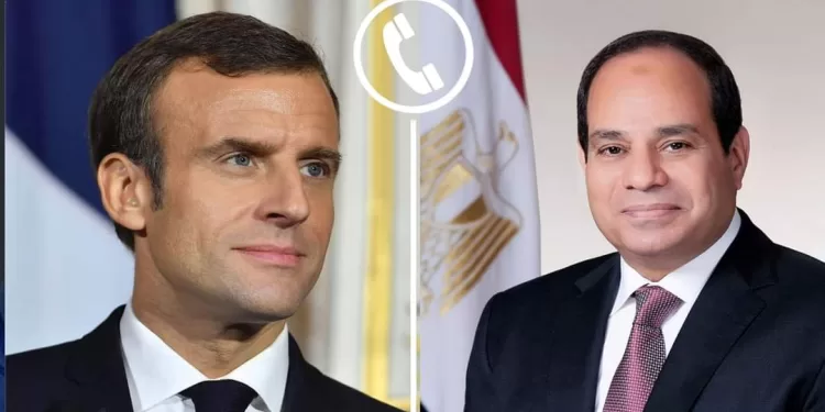 Al-Sissi s'entretient avec Macron sur le Moyen-Orient 1 - Le Progrès Egyptien