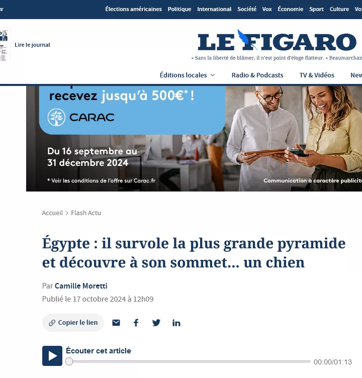 Un chien s'offre une balade au sommet de la pyramide de Khéops 20 - Le Progrès Egyptien Un chien s'offre une balade au sommet de la pyramide de Khéops 19 - Le Progrès Egyptien