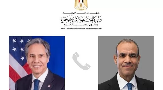 Entretien téléphonique Abdel Aati-Blinken 1 - Le Progrès Egyptien