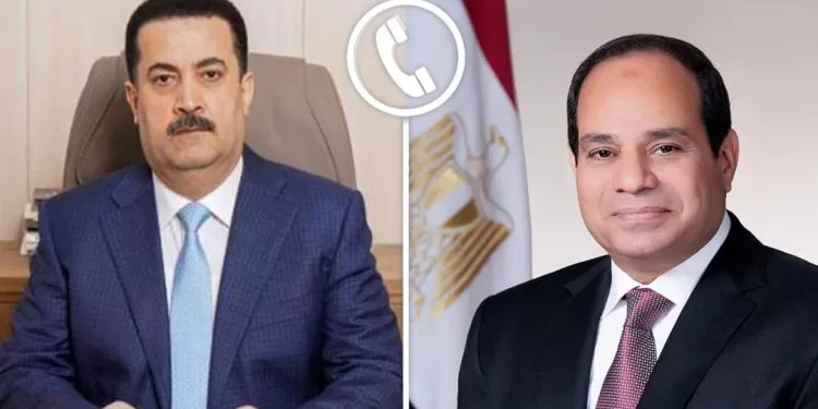 Al-Sissi s'entretient avec le PM irakien 1 - Le Progrès Egyptien