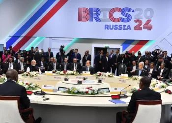 Le Président Al-Sissi prononce une allocution à la 1ère séance plénière du Sommet des BRICS