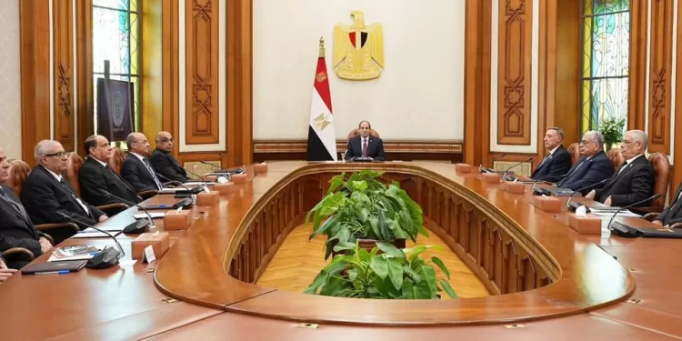 Le Président Al-Sissi se réunit avec les membres du Conseil Suprême de la Magistrature 1 - Le Progrès Egyptien