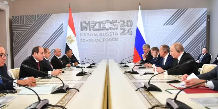 Al-Sissi prend part à deux séances de travail au Sommet des BRICS 1 - Le Progrès Egyptien
