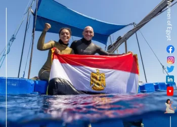 Zahraa bat son propre record du monde de plongée libre