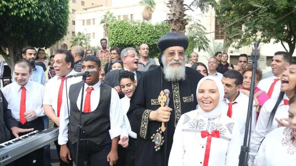 La Cathédrale : Les enfants peignent la «murale d'amour et de paix» signée par le Pape 6 - Le Progrès Egyptien La Cathédrale : Les enfants peignent la «murale d'amour et de paix» signée par le Pape 5 - Le Progrès Egyptien