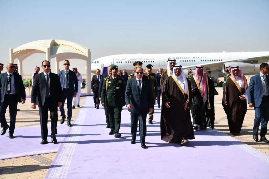 Le Président arrive en Arabie saoudite 9 - Le Progrès Egyptien