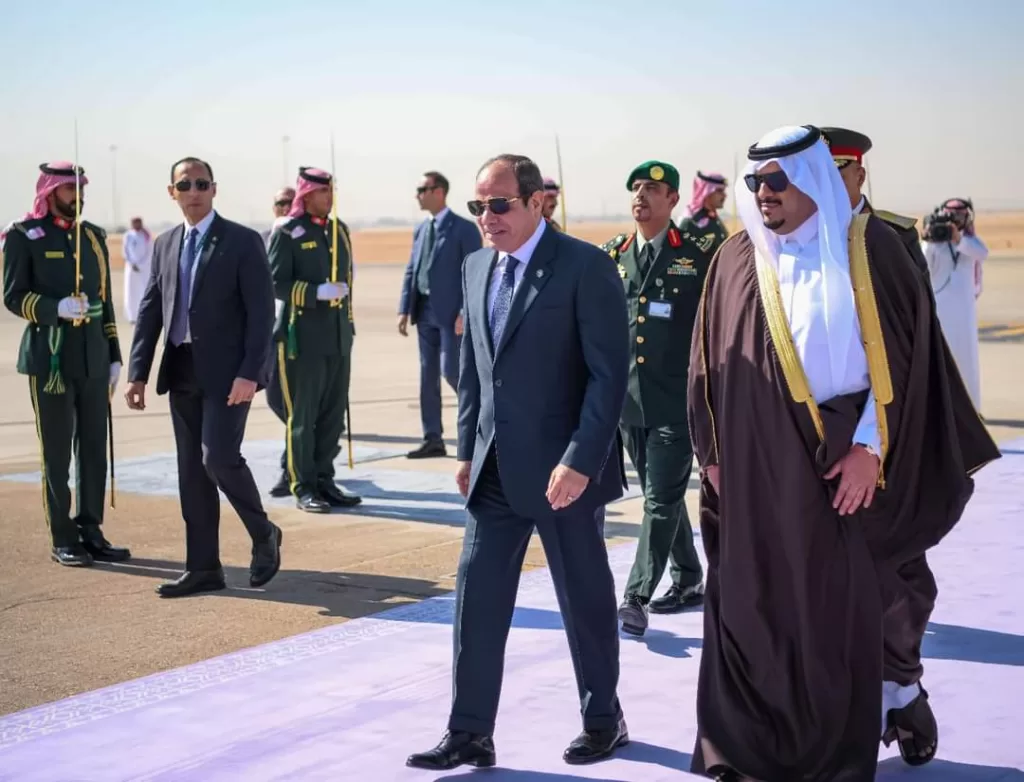 Le Président arrive en Arabie saoudite 5 - Le Progrès Egyptien