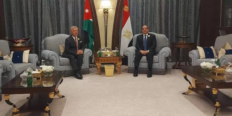Al-Sissi rencontre le roi de Jordanie 1 - Le Progrès Egyptien