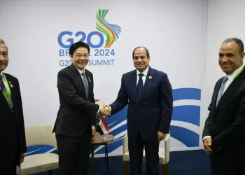 Al-Sissi rencontre le Premier ministre de Singapour en marge du G20