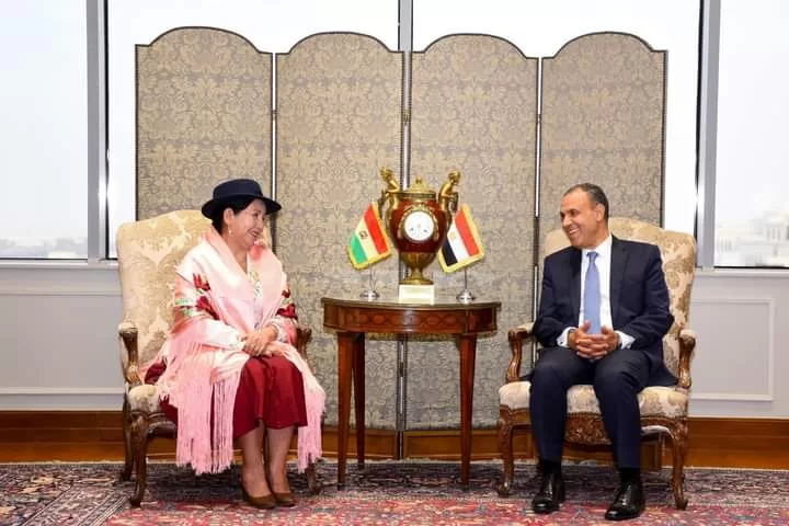 Conférence de presse des ministres des AE d'Egypte et de Bolivie 6 - Le Progrès Egyptien Conférence de presse des ministres des AE d'Egypte et de Bolivie 5 - Le Progrès Egyptien