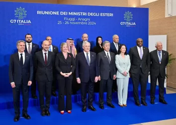Abdel-Aati à la réunion des ministres des Affaires étrangères du G7