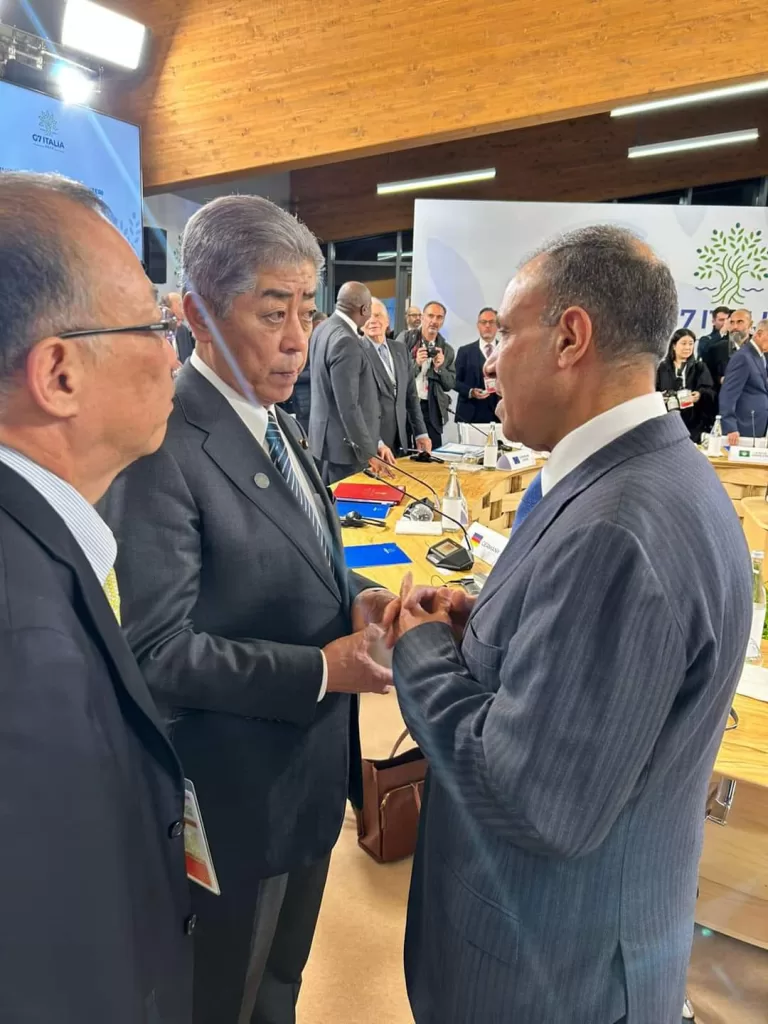 Abdel-Aati à la réunion des ministres des Affaires étrangères du G7 5 - Le Progrès Egyptien