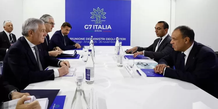 Dr. Badr Abdel-Aati, ministre des Affaires étrangères rencontre son homologue italien 1 - Le Progrès Egyptien