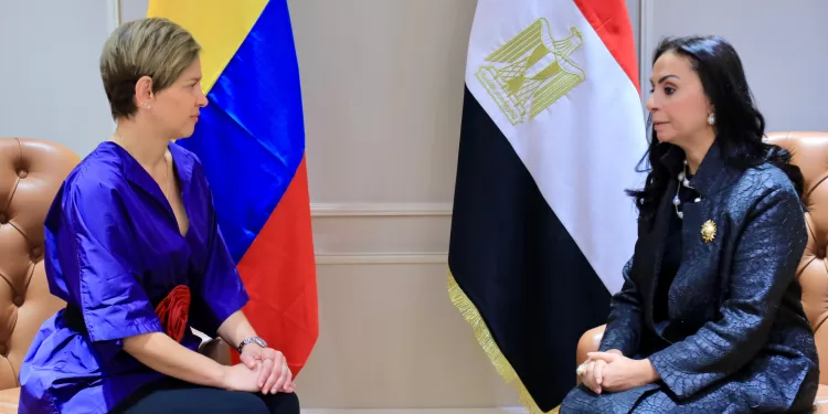 La ministre de Solidarité reçoit la première Dame de Colombie 1 - Le Progrès Egyptien
