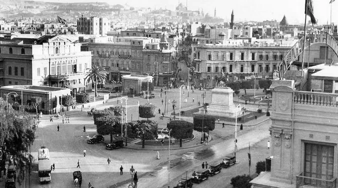 "Place de l'Opéra en 1947" 1 - Le Progrès Egyptien