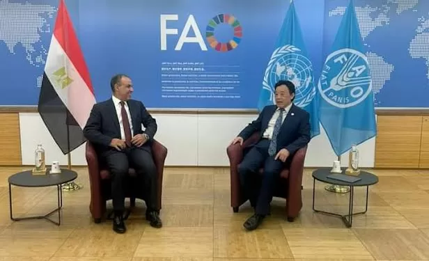 Rome: Le ministre des AE rencontre le directeur général de la FAO 2 - Le Progrès Egyptien Rome: Le ministre des AE rencontre le directeur général de la FAO 1 - Le Progrès Egyptien