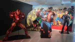 Visite de l’expo sur les comics Marvel à Angoulême