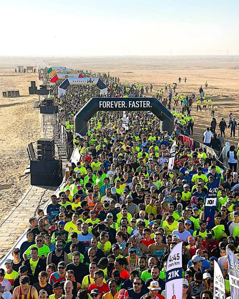 7000 concurrents au Marathon des Pyramides 2024 3 - Le Progrès Egyptien