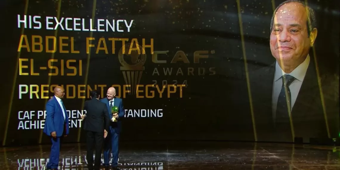 Prix de la CAF au Président Al-Sissi pour l'année 2024 1 - Le Progrès Egyptien