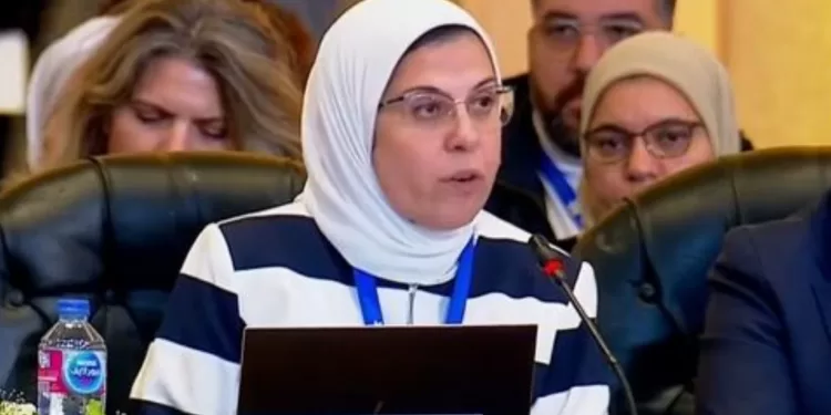 La directrice du CRE à la conférence du Caire sur le renforcement de la réponse humanitaire à Gaza 1 - Le Progrès Egyptien