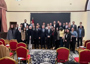 Abdel Aati rencontre l’élite de la communauté égyptienne en Chine