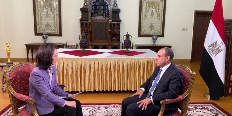 Abdel Aati s'adresse au CGTN 1 - Le Progrès Egyptien