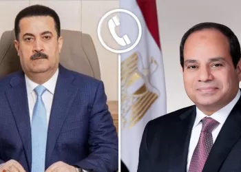 Al-Sissi reçoit un appel téléphonique du Premier ministre irakien
