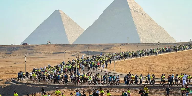 7000 concurrents au Marathon des Pyramides 2024 1 - Le Progrès Egyptien