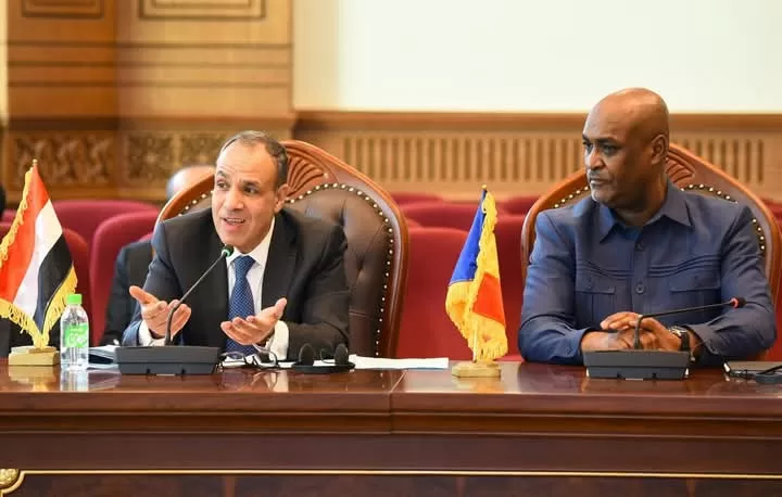 Abdel-Aati s’entretient avec le ministre tchadien de l'Infrastructure 3 - Le Progrès Egyptien
