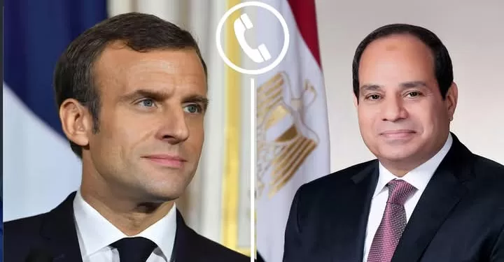 Entretien téléphonique Sissi-Macron 1 - Le Progrès Egyptien
