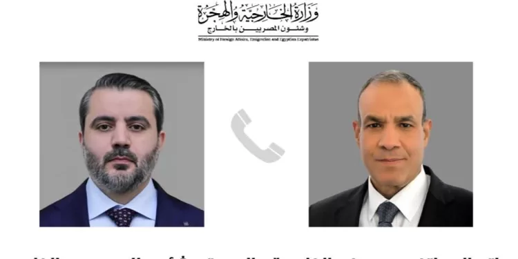 Entretien téléphonique entre Abdel-Aati et le ministre des Affaires étrangères au gouvernement de transition syrien 1 - Le Progrès Egyptien