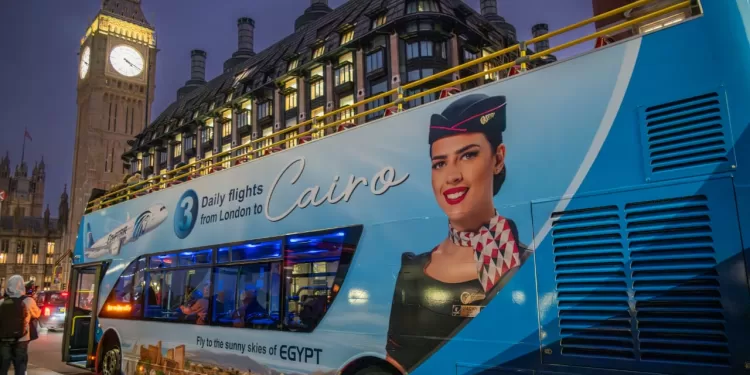 Campagne promotionnelle d’EgyptAir à Londres 1 - Le Progrès Egyptien