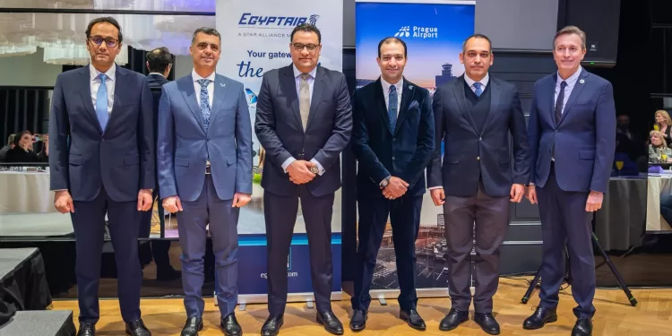 EgyptAir célèbre l'ouverture de son bureau à Prague 1 - Le Progrès Egyptien