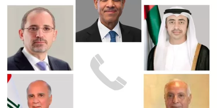 Abdel Aati s’entretient avec ses homologues des Emirats, de Jordanie, d’Irak et d’Algérie 1 - Le Progrès Egyptien