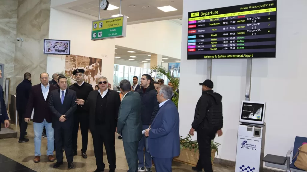 L'aéroport international de Sphinx se prépare à l’ouverture du GME 8 - Le Progrès Egyptien L'aéroport international de Sphinx se prépare à l’ouverture du GME 7 - Le Progrès Egyptien