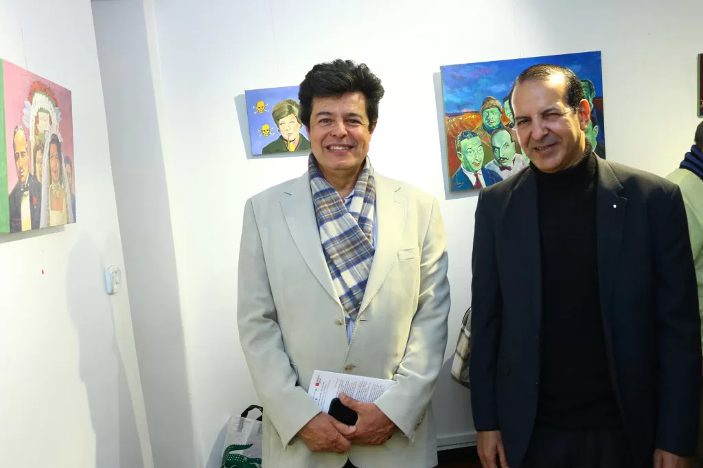 Stars du cinéma et créateurs à Art Corner 3 - Le Progrès Egyptien