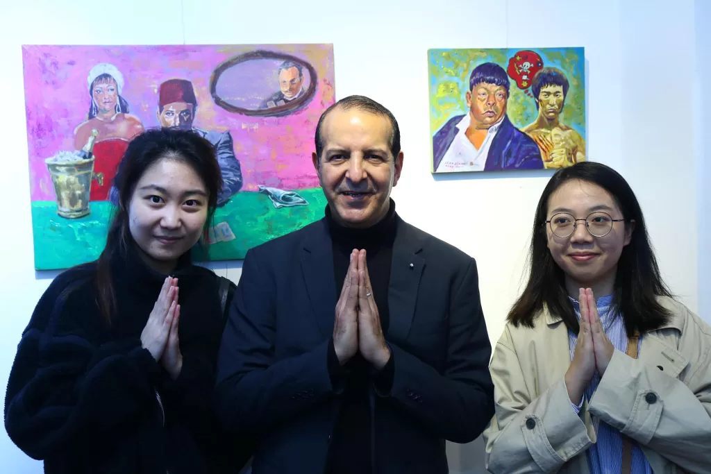 Stars du cinéma et créateurs à Art Corner 9 - Le Progrès Egyptien