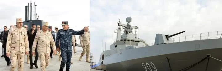 Le ministre de la défense inspecte la base navale à Alexandrie 5 - Le Progrès Egyptien