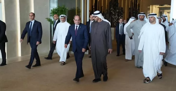 Abou Dhabi : Ben Zayed reçoit Al-Sissi 1 - Le Progrès Egyptien