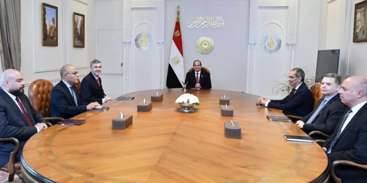 Le président reçoit le PDG de la compagnie US Concentrix 1 - Le Progrès Egyptien
