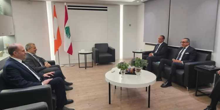 Beyrouth : Abdel Aati rencontre le chef du Courant Patriotique Libre Libanais 1 - Le Progrès Egyptien