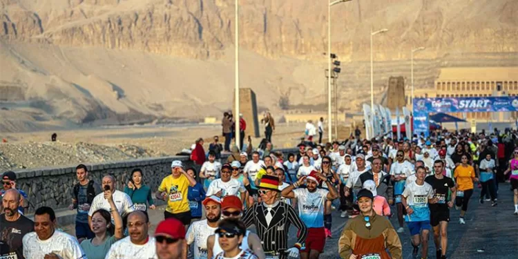 Le marathon international d'Egypte connaît une forte affluence de touristes de par le monde 2 - Le Progrès Egyptien Le marathon international d'Egypte connaît une forte affluence de touristes de par le monde 1 - Le Progrès Egyptien
