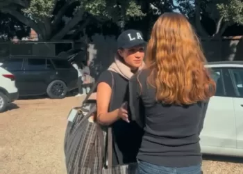 Meghan Markle avec les victimes des incendies de Los Angeles