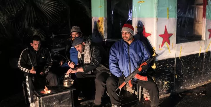 A Damas, des habitants en armes se mobilisent pour protéger leurs quartiers 1 - Le Progrès Egyptien