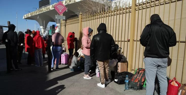 Première décision de Trump: les migrants en pleurs à la frontière 1 - Le Progrès Egyptien