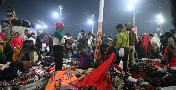 Inde: une bousculade sanglante au pèlerinage géant hindou de la Kumbh Mela 2 - Le Progrès Egyptien Inde: une bousculade sanglante au pèlerinage géant hindou de la Kumbh Mela 1 - Le Progrès Egyptien