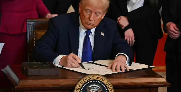 Trump annonce l'envoi de migrants sans papiers à Guantanamo 2 - Le Progrès Egyptien Trump annonce l'envoi de migrants sans papiers à Guantanamo 1 - Le Progrès Egyptien