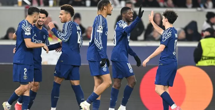 C1: le PSG, sérieux et efficace, écrase Stuttgart et file en barrages 1 - Le Progrès Egyptien